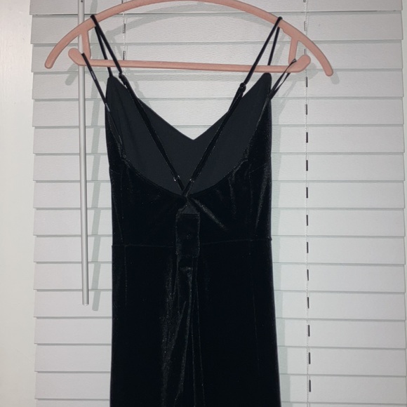 Black Velvet Jumpsuit - Picture 6 of 9